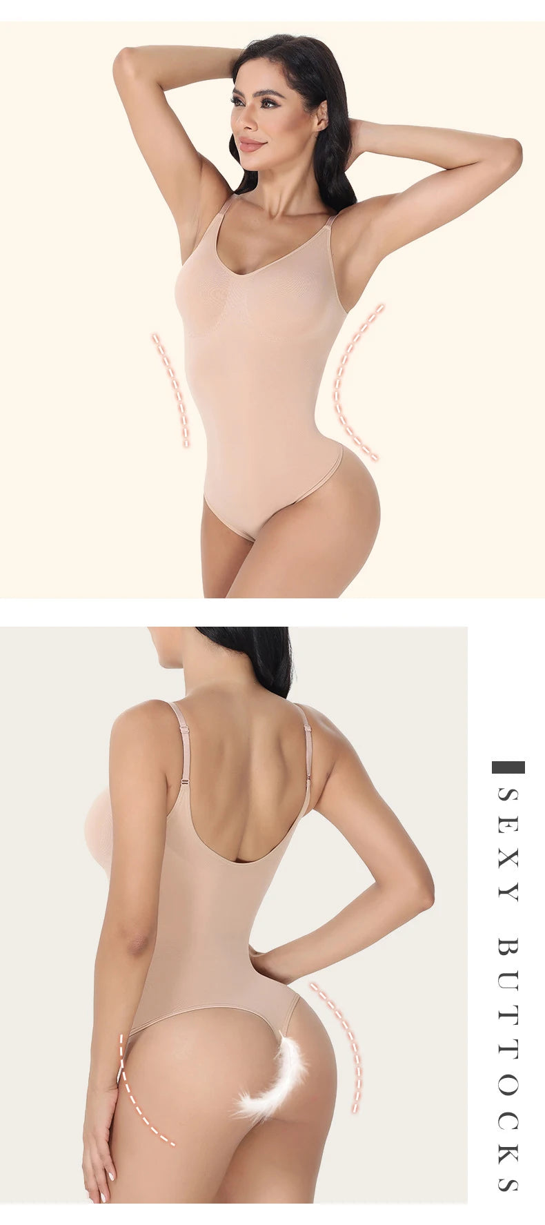 bodysuit with straps