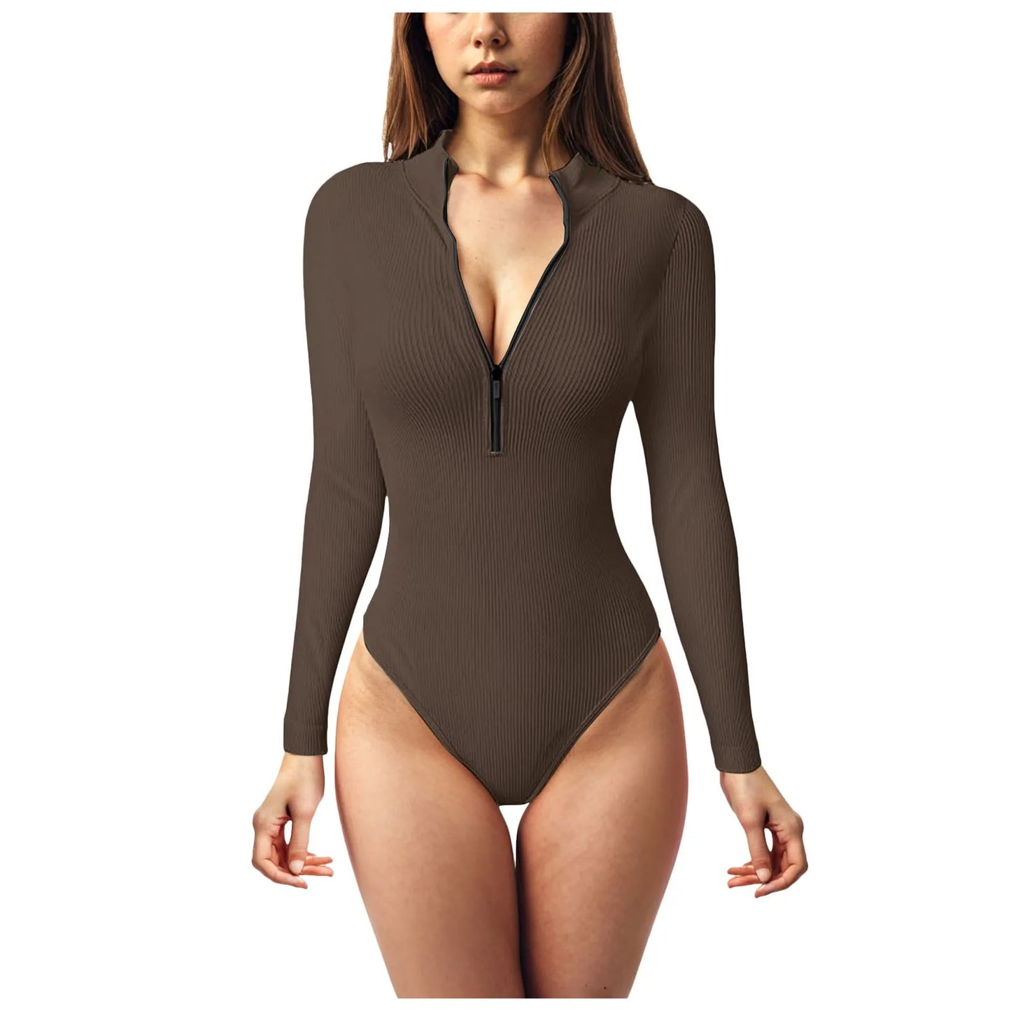 sexy zip bodysuit