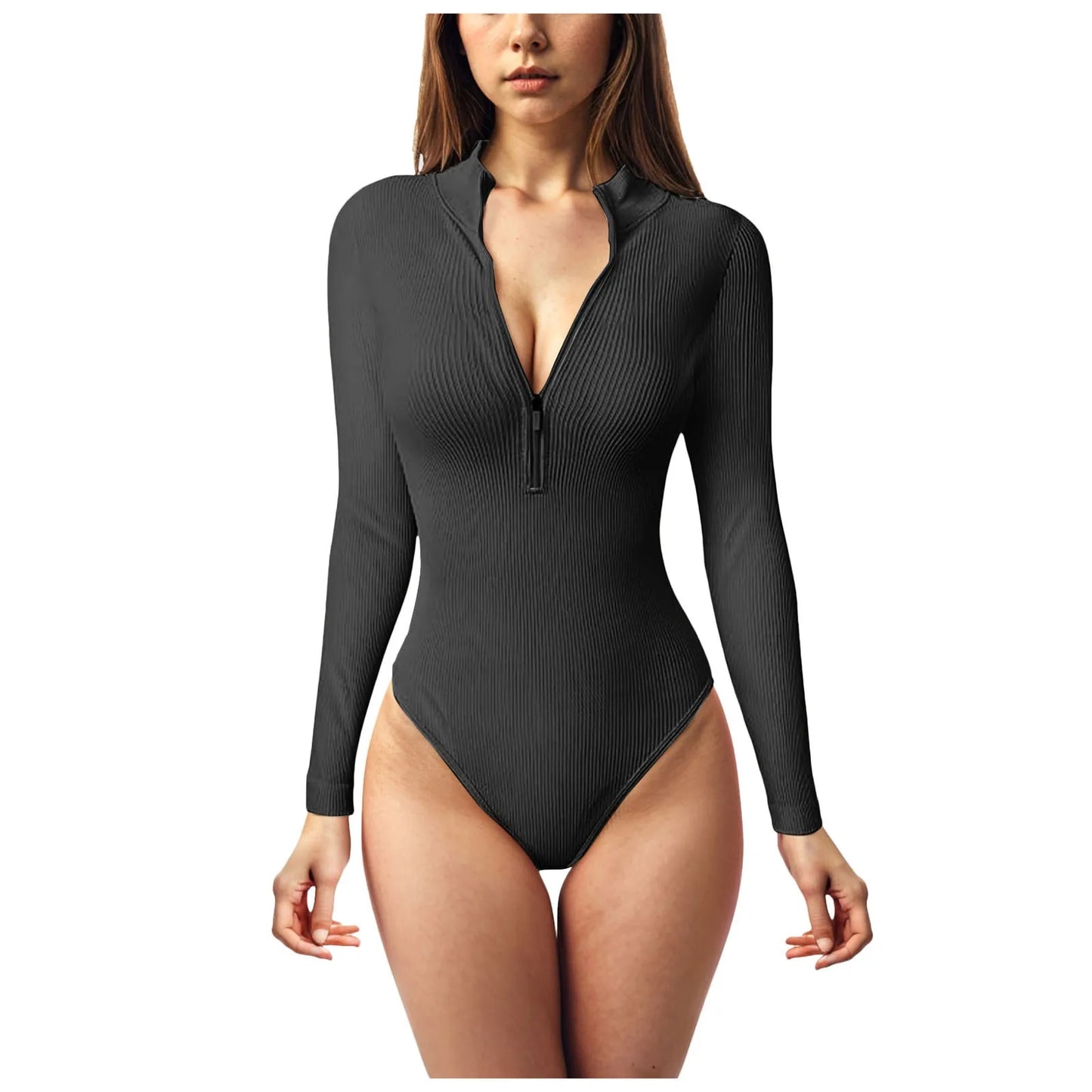 sexy zip bodysuit